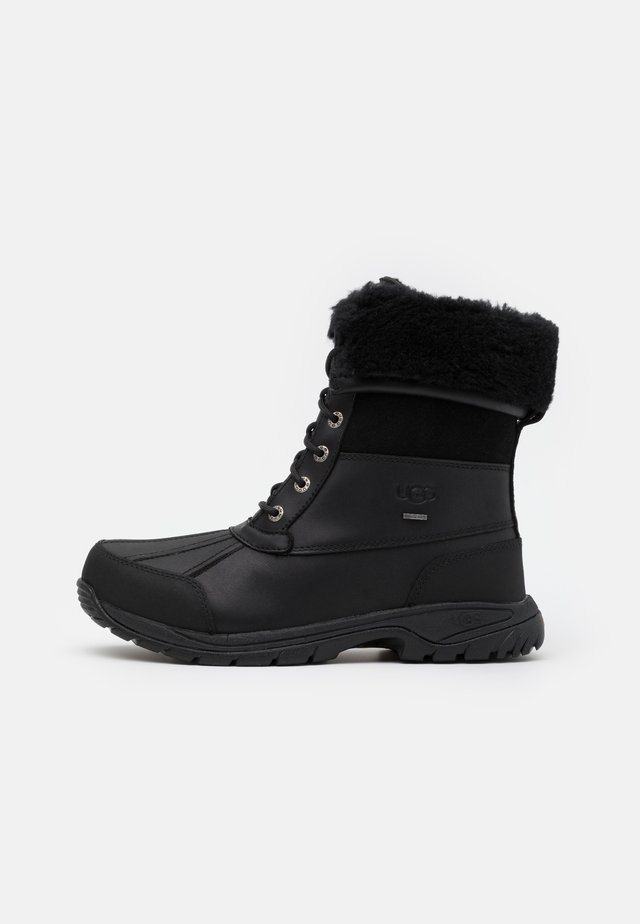 BUTTE - Bottines à lacets - black
