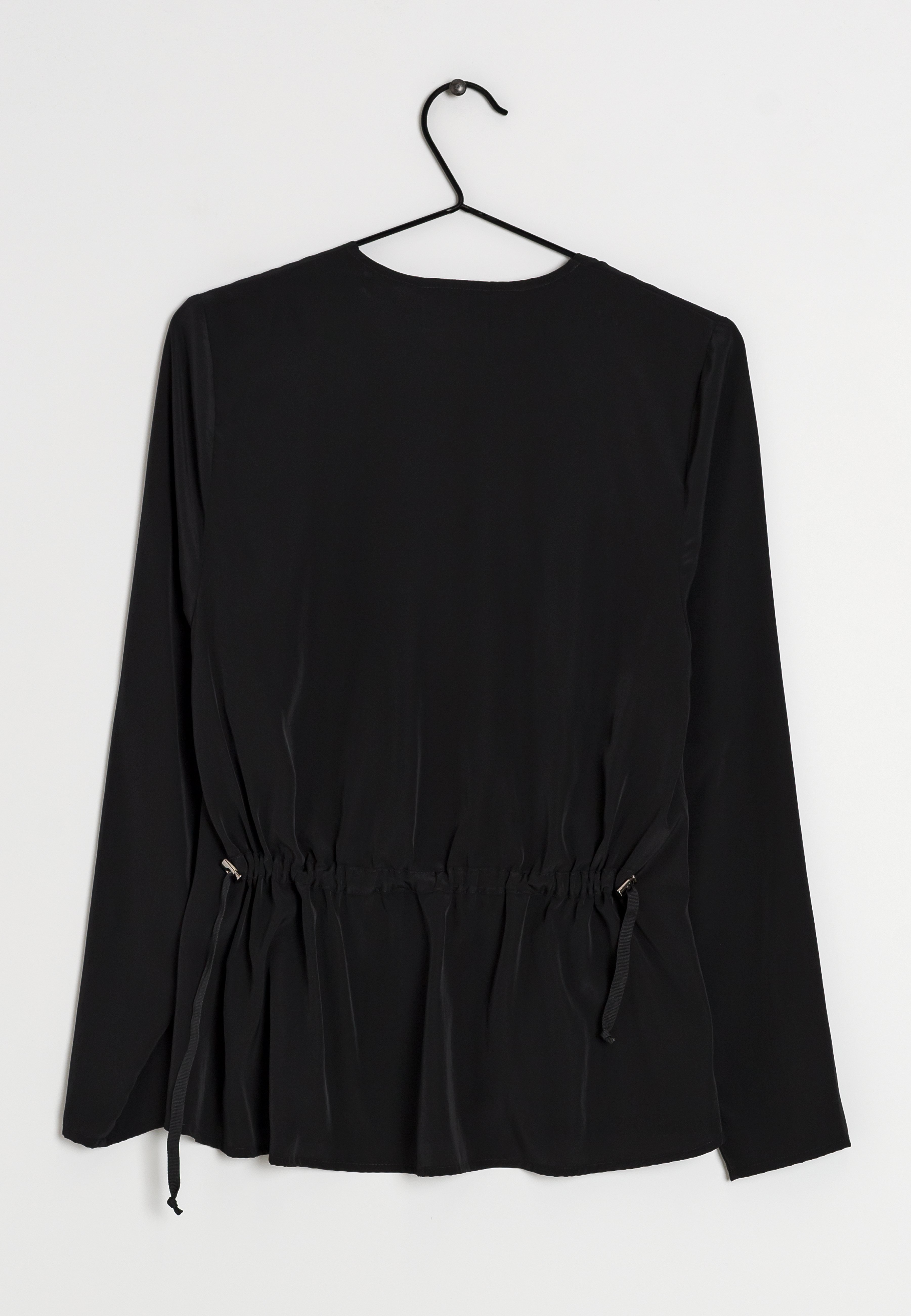 asos black blouse
