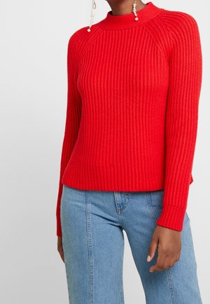 Strickpullover - red