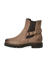 Tamaris ELEGANTE MIT TOUCH-IT - Boots à talons - taupe nubuc