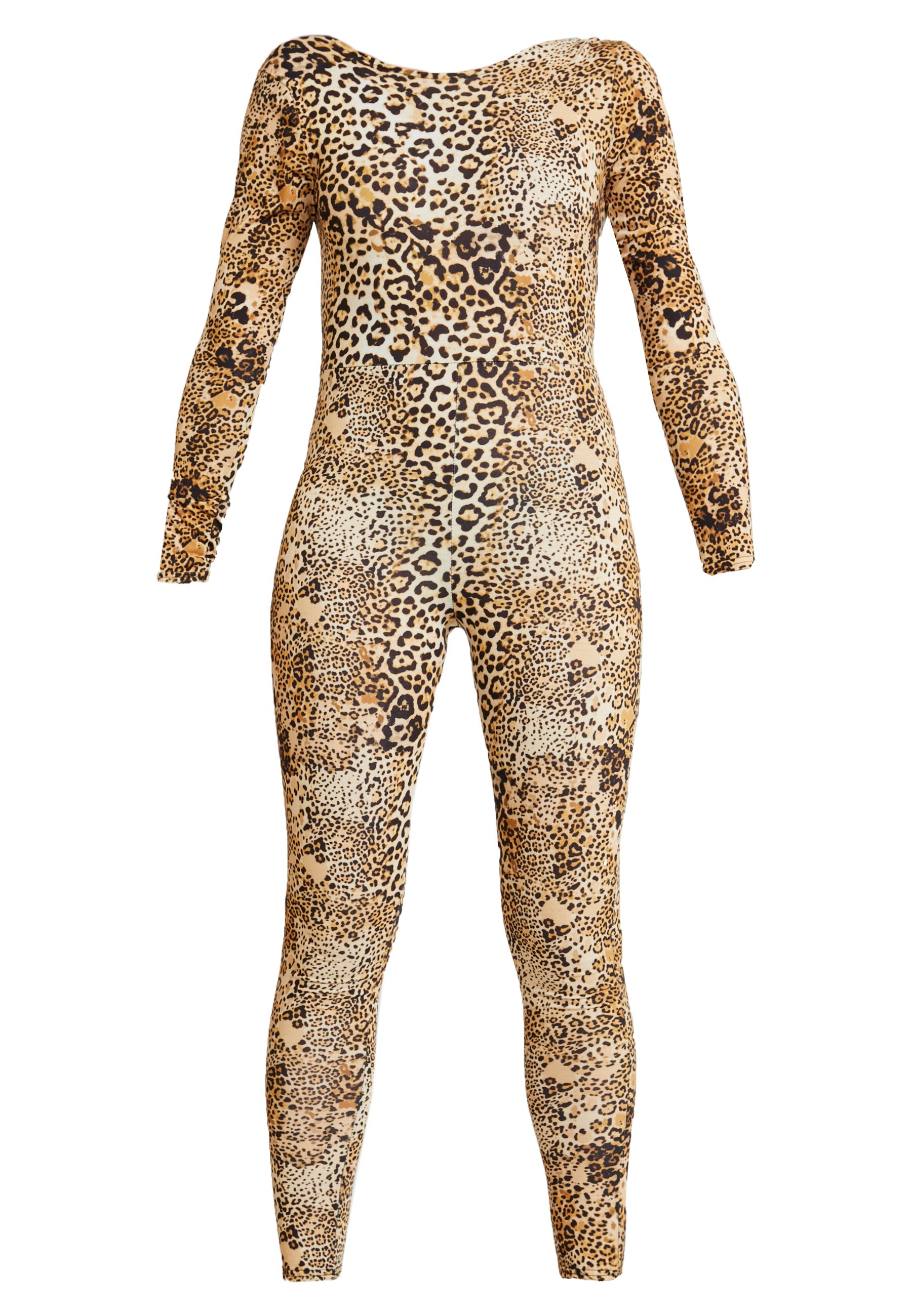 missguided leopard print jumpsuit