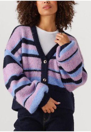 Vest - multi blue stripe