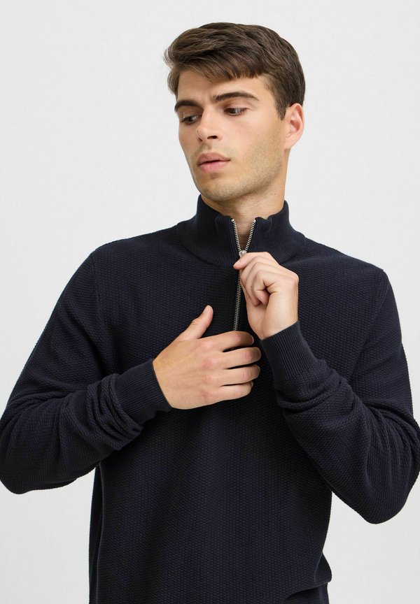CFKARL 0160 STRUCTURED HALFZIP  KNIT - Jumper3