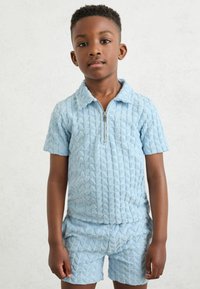 Reiss JACKSON - Polo shirt - soft blue/blue - Zalando