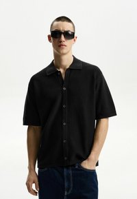 Bershka - Camicia - black Immagine in miniatura 1