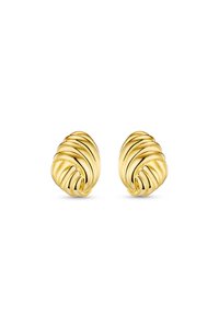 STATEMENT OVAL STUD EARRING - Korvakorut - pale gold-coloured