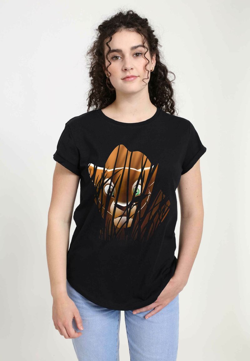 Disney THE LION KING HUNTRESS - T-shirts print - black