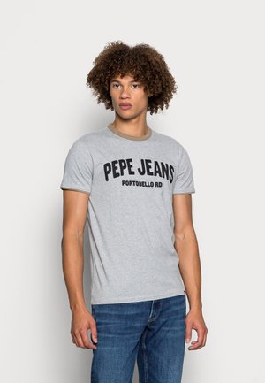 AGATHON - T-shirt z nadrukiem - grey marl