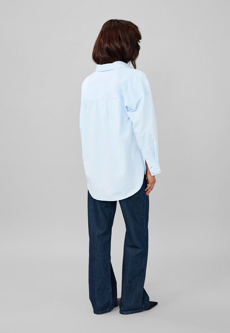 Object Camicetta - dark medium blue denim/blu denim