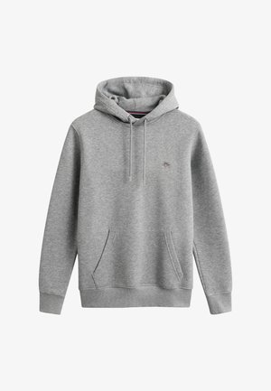 GANT, Sweat à capuche - grey melange