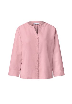Street One, 3/4-ARM BLUSE MIT SPLIT NECK AUS CORD - Blouse - vintage blush