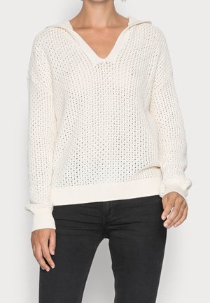 Jersey con capucha - beige