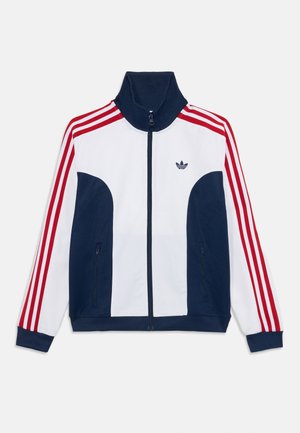 adidas Originals TRACK UNISEX - Zip-up sweatshirt - white