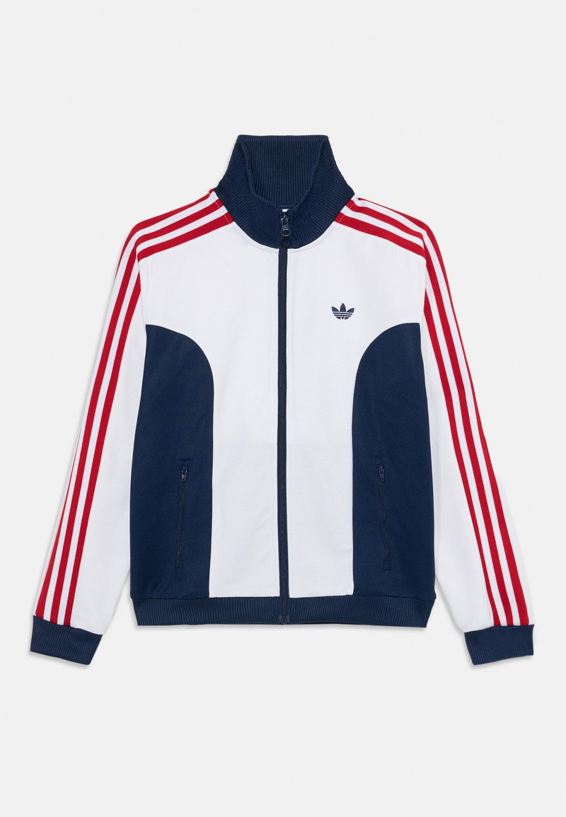 adidas Originals TRACK UNISEX - Sweater met rits - white