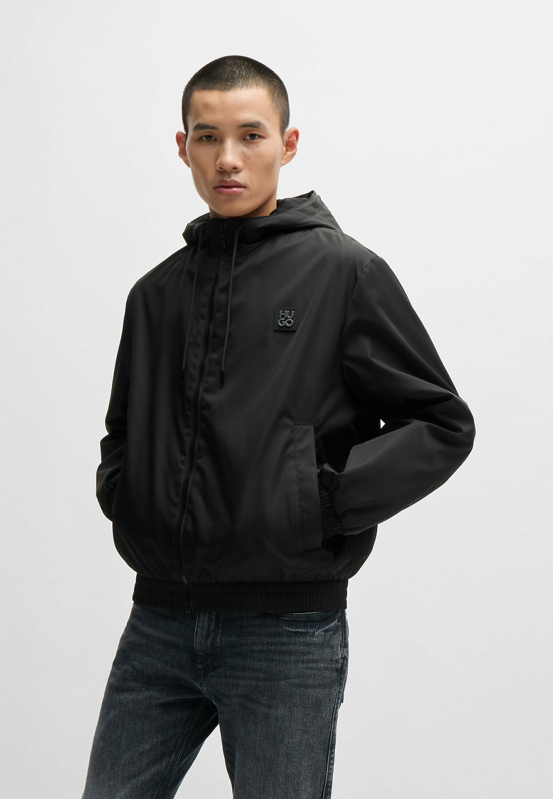 HUGO Summer jacket - black one/black - Zalando.co.uk