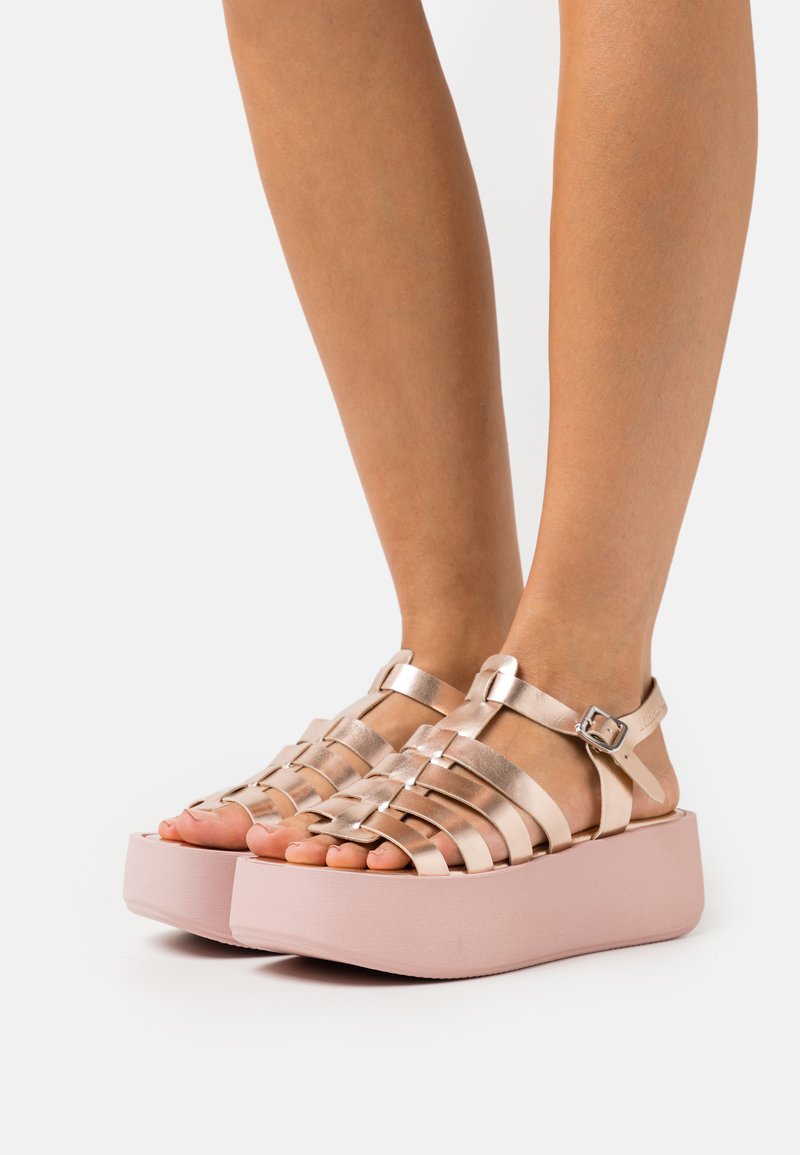 Replay DYVAS Platform sandals copper/rose goldcoloured Zalando.ie