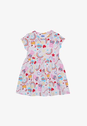 PEPPA PIG RAINBOWS AND HEARTS - Vestito estivo - grey