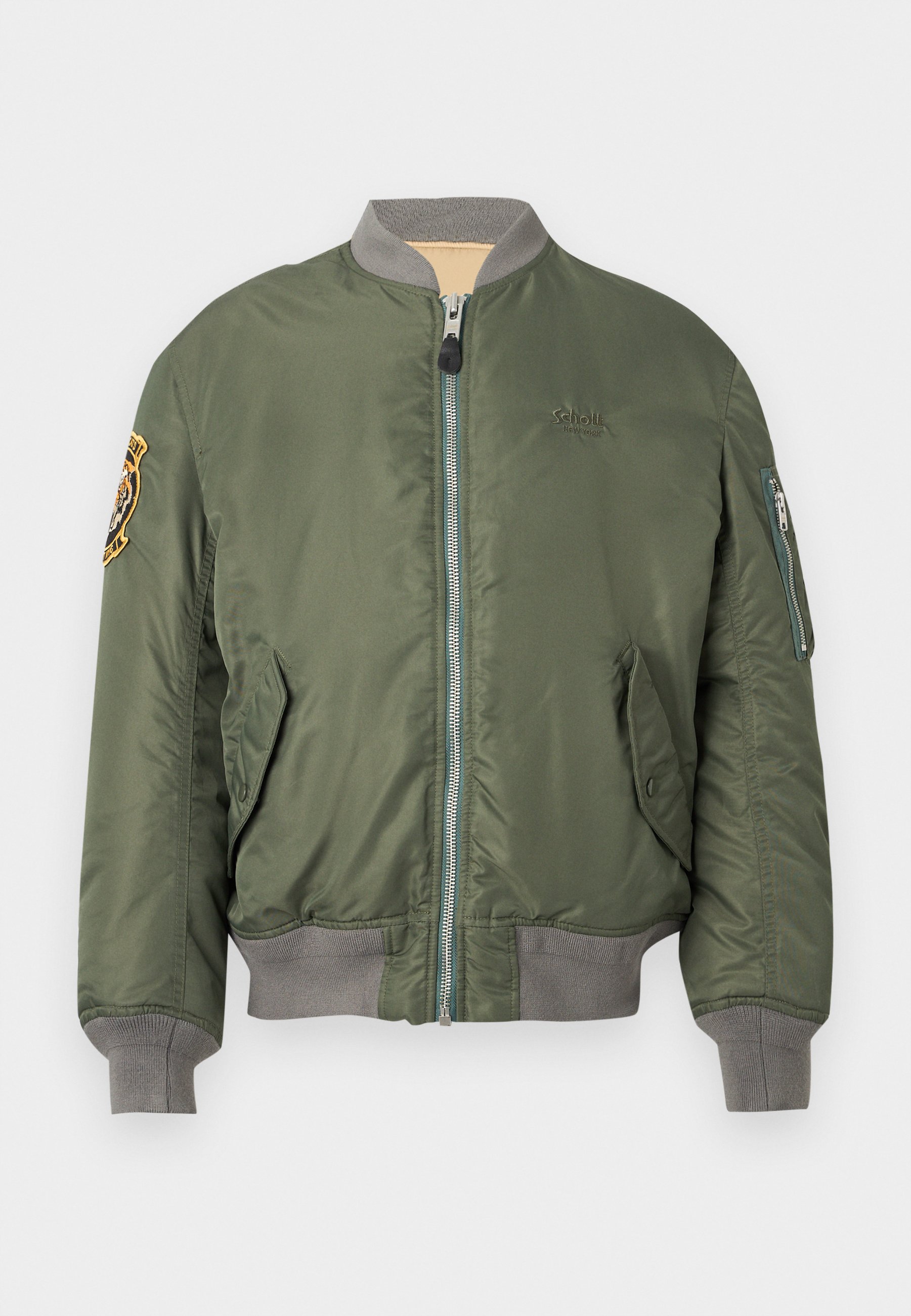 Schott UNISEX - Bomber Jacket - us green/dark green - Zalando.co.uk
