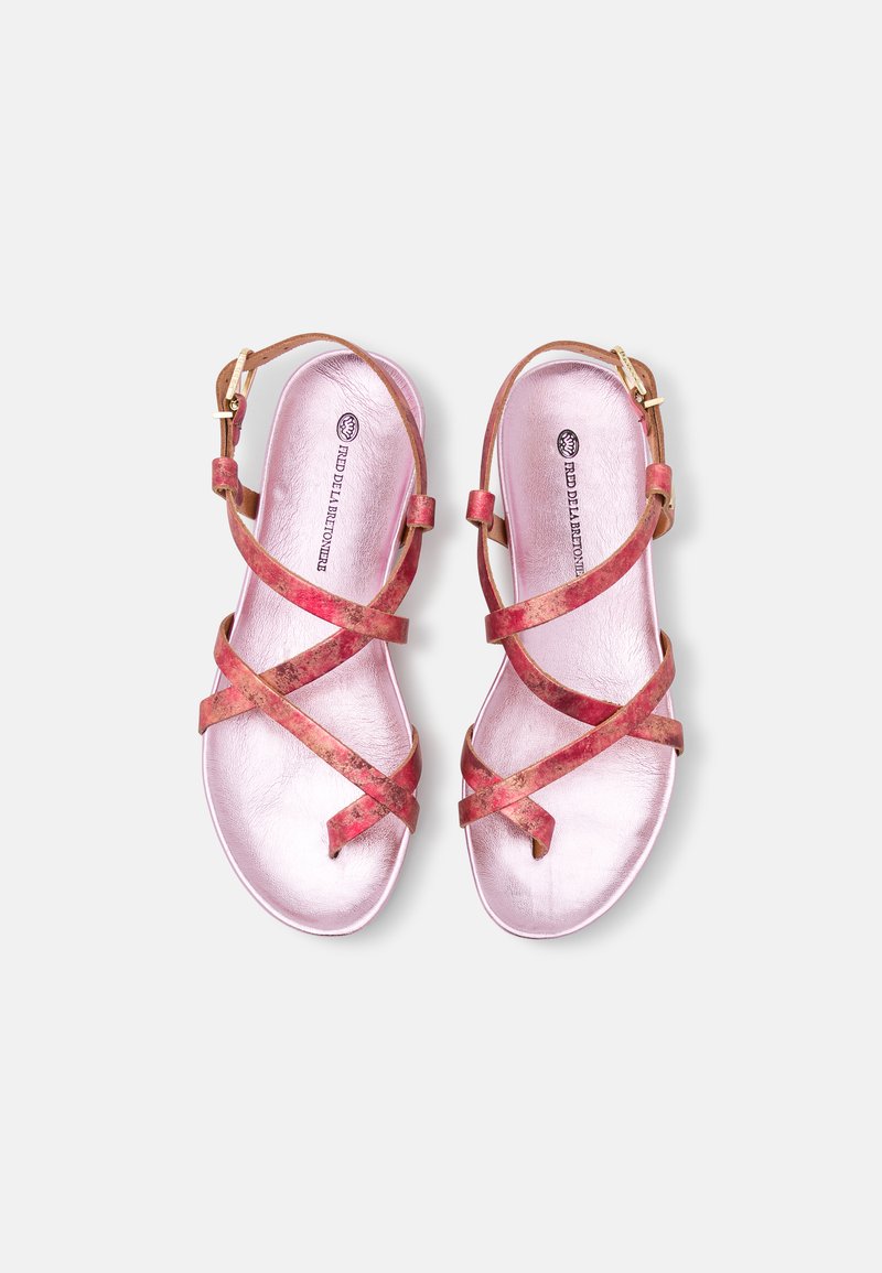 Damen Sneaker | Fred de la Bretoniere Zehentrenner rose/rosa - PI12206 Damen Sneaker | Fred de la Bretoniere Zehentrenner rose/rosa - PI12206