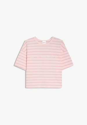 Bershka, TSHIRT - T-Shirt print - light pink