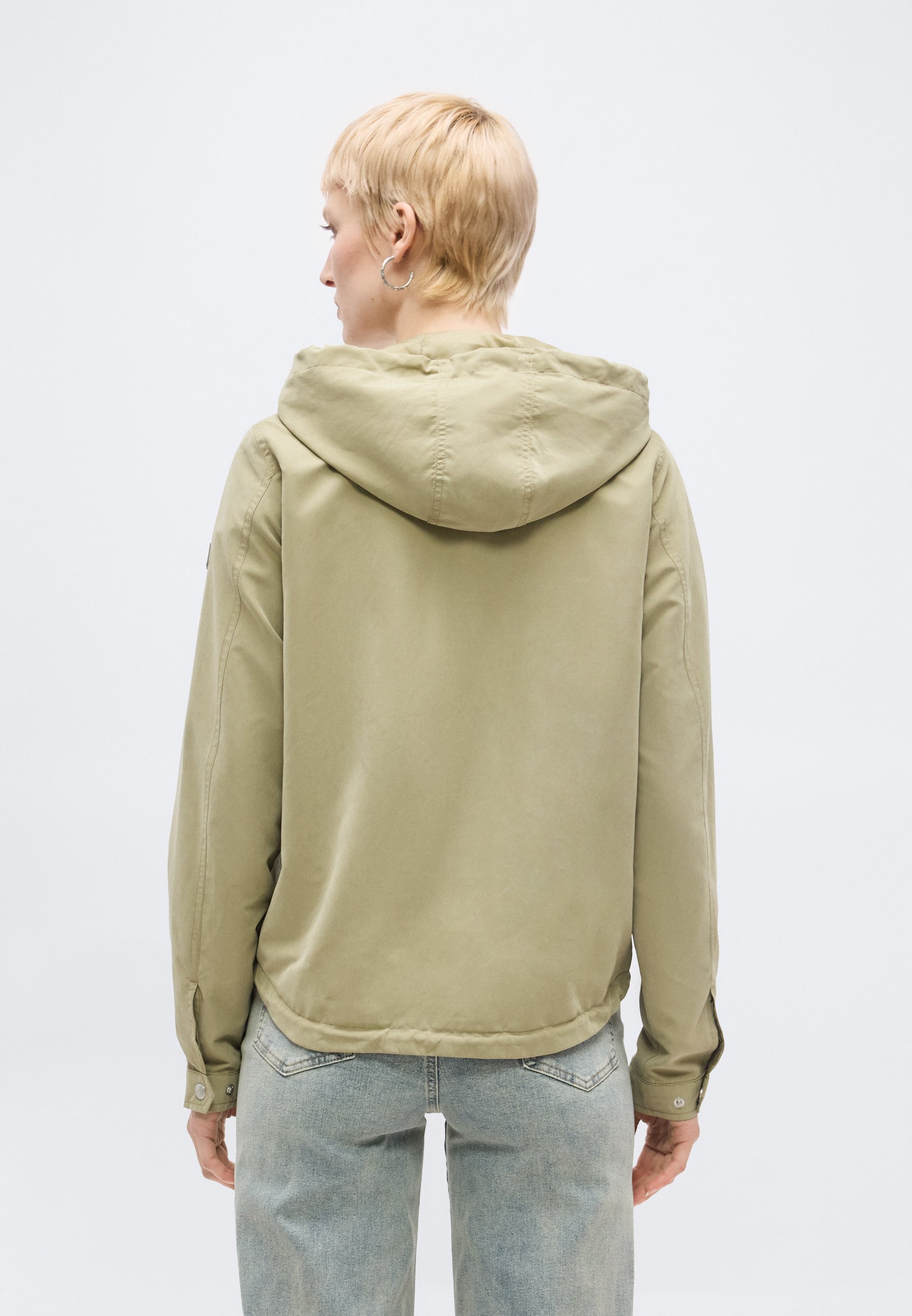 ONLY Tall ONLSKYLAR HOOD SPRING JACKET - Summer jacket - aloe