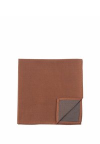Seidenfalter BASIC PICOTÉ - Pocket square - cognac