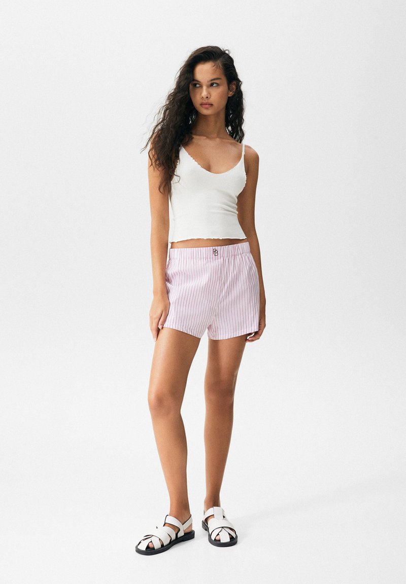 Damen T-Shirts | PULL&BEAR SEAMLESS Top off white/offwhite - YO82779 Damen T-Shirts | PULL&BEAR SEAMLESS Top off white/offwhite - YO82779