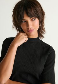 Next TEXTURED RUCHED REGULAR FIT TALL  - Maksimekko - black