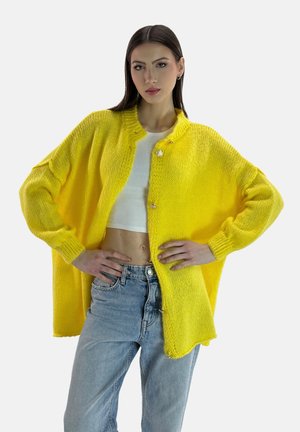 Cardigan - gelb