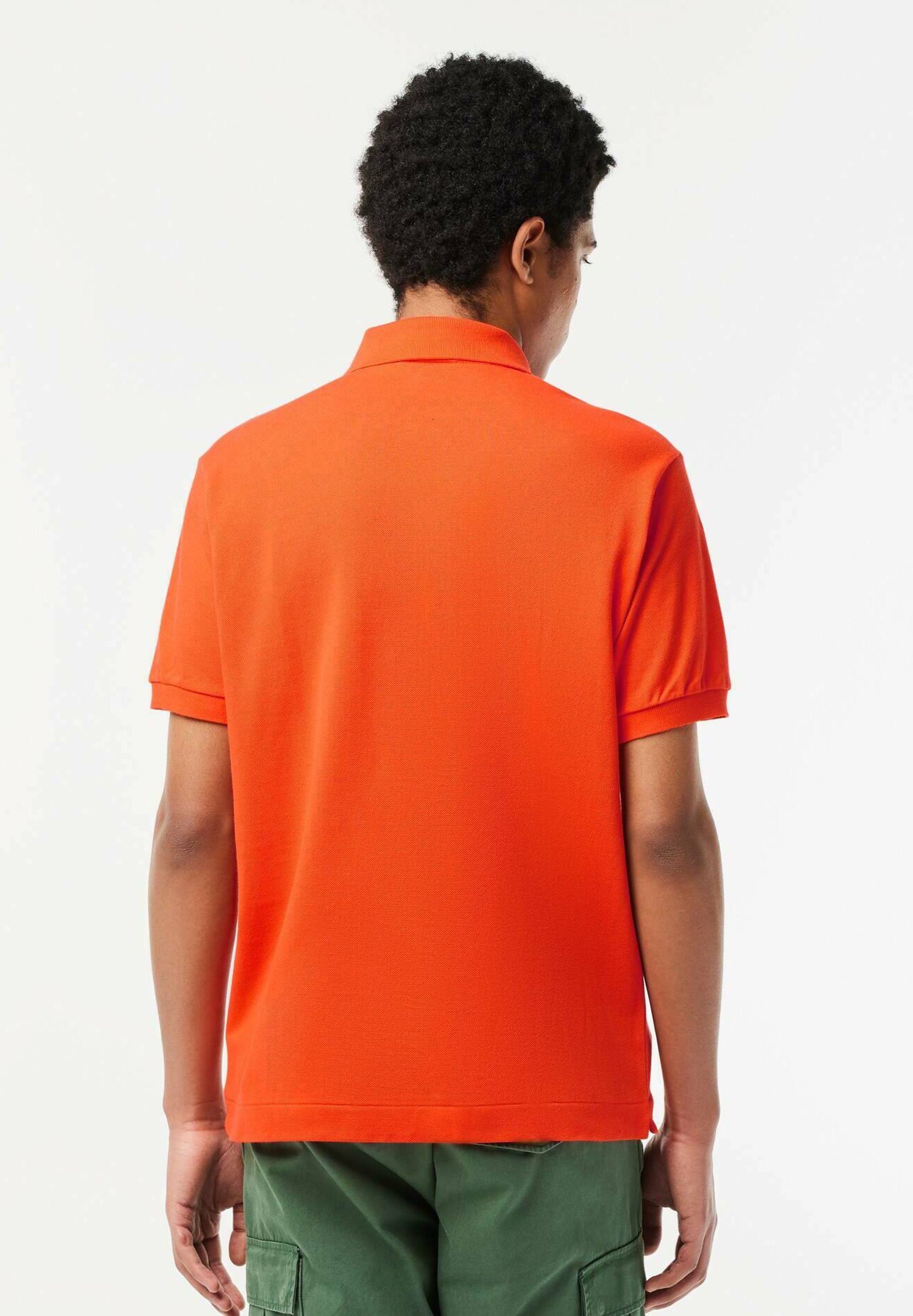 lacoste polo orange