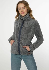 Protest FULL ZIP RIRI - Giacca in pile - dark grey melee