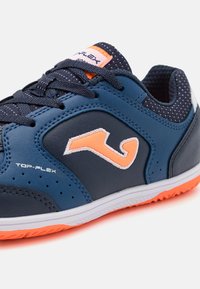 Joma TOPFLEX JR INDOOR UNISEX - Inomhusfotbollsskor - navy/orange