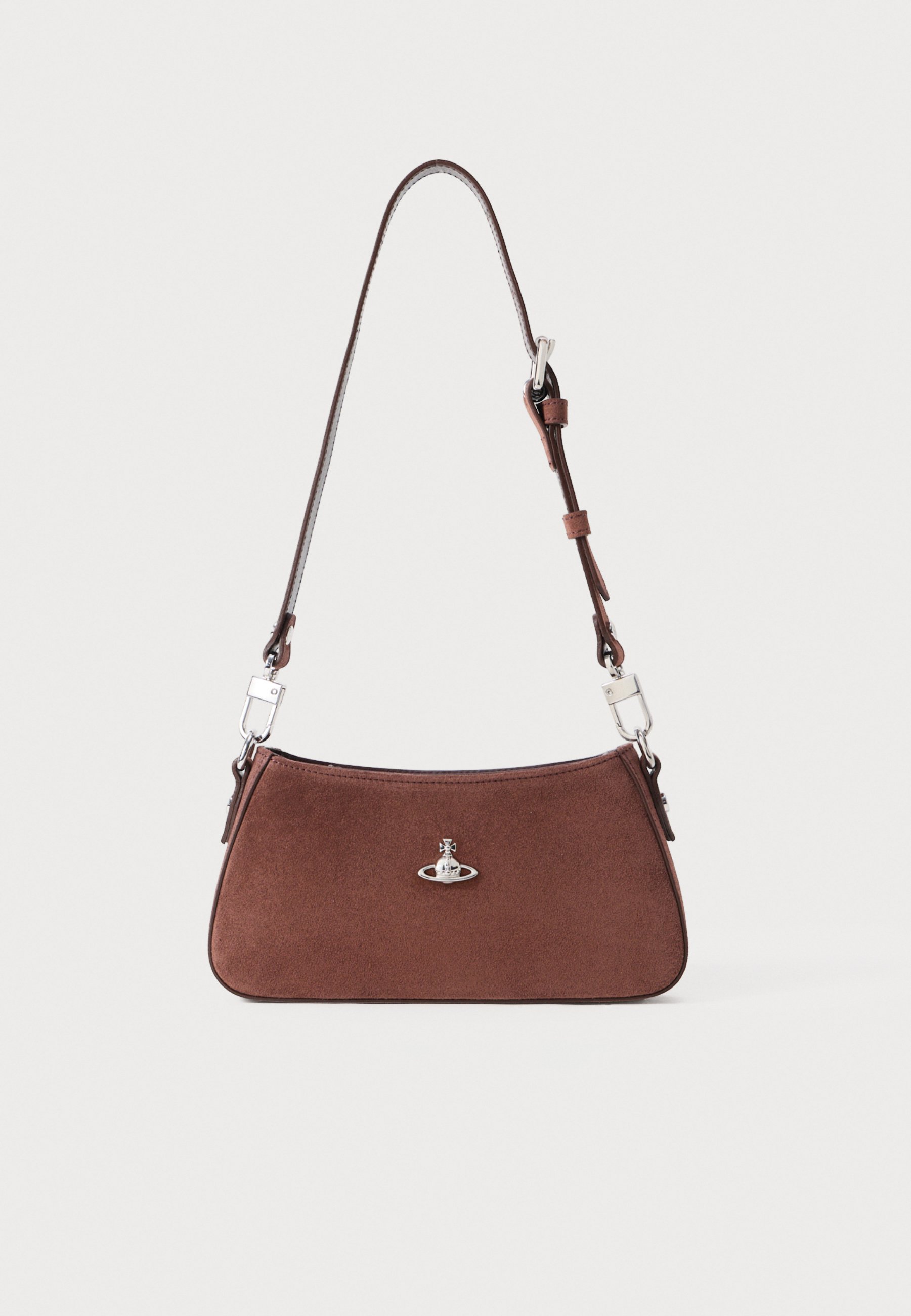 Vivienne Westwood TASHA SHOULDER PHONE BAG - Handbag - chocolate