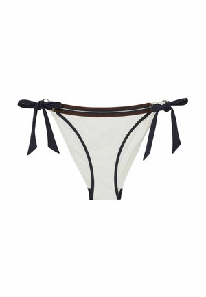 Reiss, REGULAR FIT - RIVA CONTRAST-STRIPE SIDE-TIE BIKINI BOTTOMS  . - Bikini-Hose - ivory