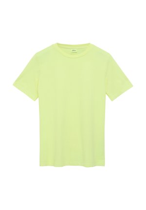 T-shirt basic - hellgelb