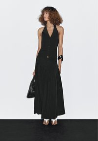 Massimo Dutti HALTER NECK  - Waistcoat - black