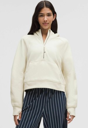 SCUBA OVERSIZED HALF-ZIP - Luvtröja - light ivory