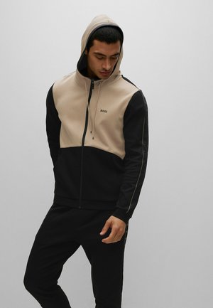SAGGY - Felpa con zip - schwarz eins
