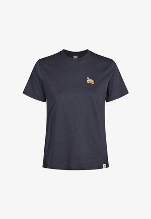 Iriedaily, IRIEDAILY T-SHIRT VANCY - T-Shirt print - marine