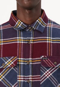 Brixton BOWERY  - Overhemd - mood indigo/port/saffron