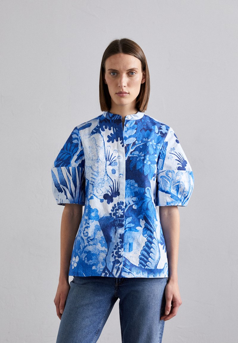 Erdem BLOUSON SLEEVE BUTTON DOWN SHIRT - Blůza - lupin blue