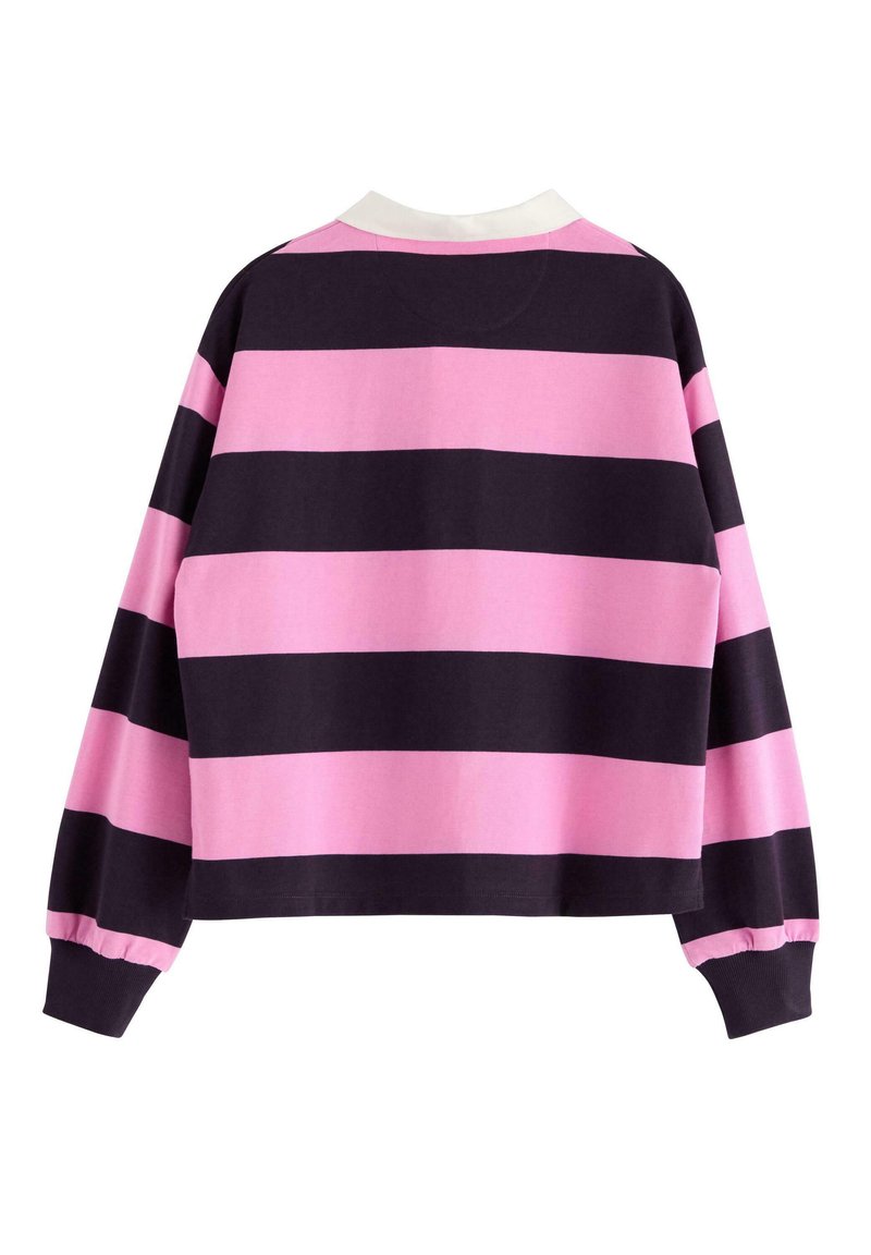 Maxi Maglia Donna Rosa Felpata Lunga Con Collo Tondo E Dettaglio Ricamo Su Manica Mini Dress - Foto 8