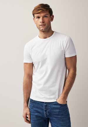Next 2 PACK - REGULAR FIT - Lihtne T-särk - white