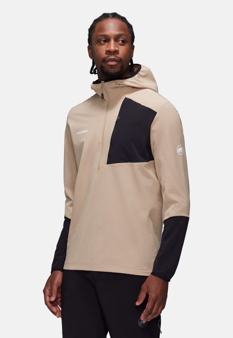 Mammut MADRIS LIGHT HALF ZIP - Kapuzenpullover - savannah black