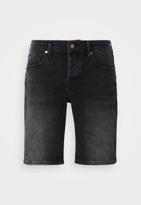 RALSTON SLIM FIT - Short en jean - black night
