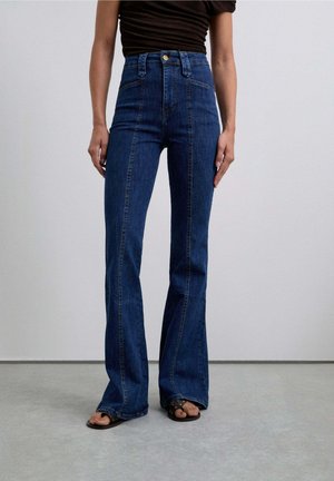 CANDYSEAM - Vaqueros a campana - dark indigo
