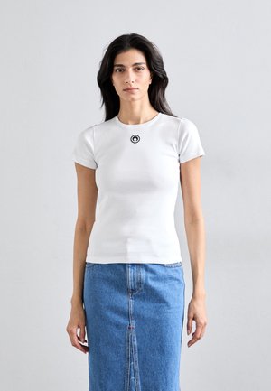 MOON LOGO BABY FIT - T-Shirt basic - white