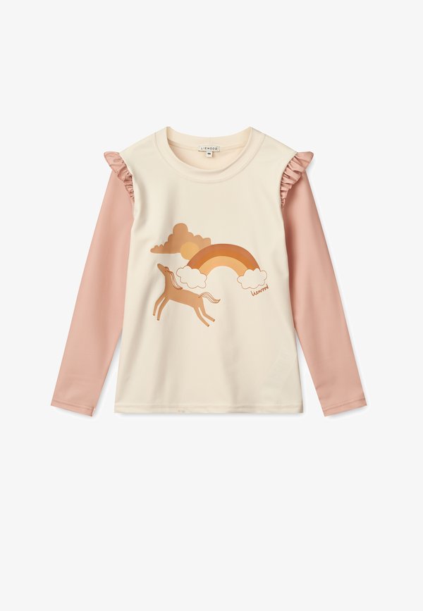 TENLEY PLACEMENT SWIM TEE UNISEX - Rash vest 1