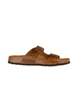 HEKLA - Pantolette flach - brown