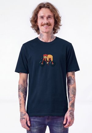 watapparel, SLOTH UNISEX - T-shirt imprimé - french navy